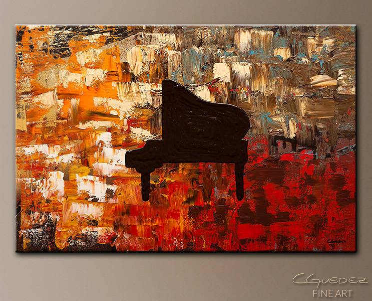 Grand Piano Painting at PaintingValley.com | Explore collection of ...