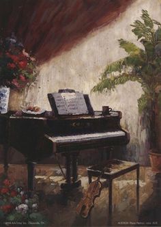 236x332 Stephen Shortridge Painting 2 More Painting Art Ideas - Grand Piano Painting