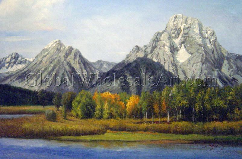 802x525 Grand Tetons In Autumn - Grand Teton Painting