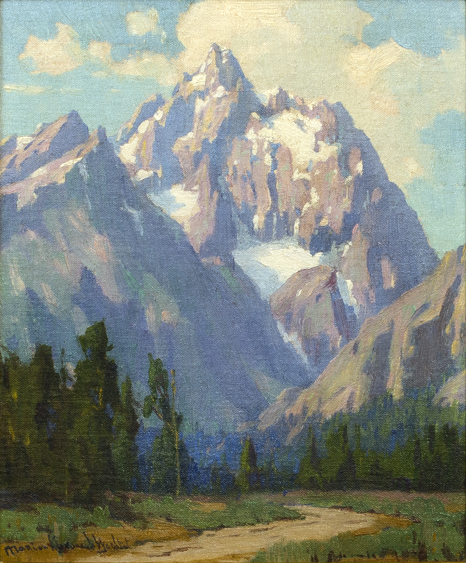 1493x1806 Marion Kavanagh Wachtel, (1870 1954), Grand Teton, Teton National - Grand Teton Painting