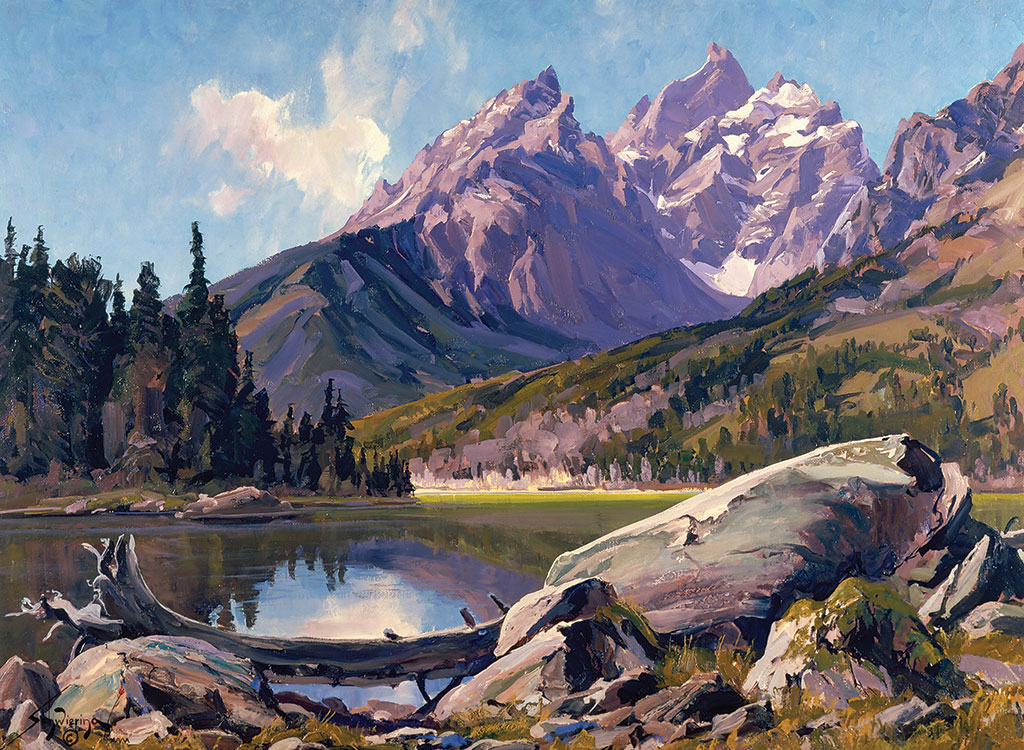 1024x750 Painting The Park Images West Magazine - Grand Teton Painting