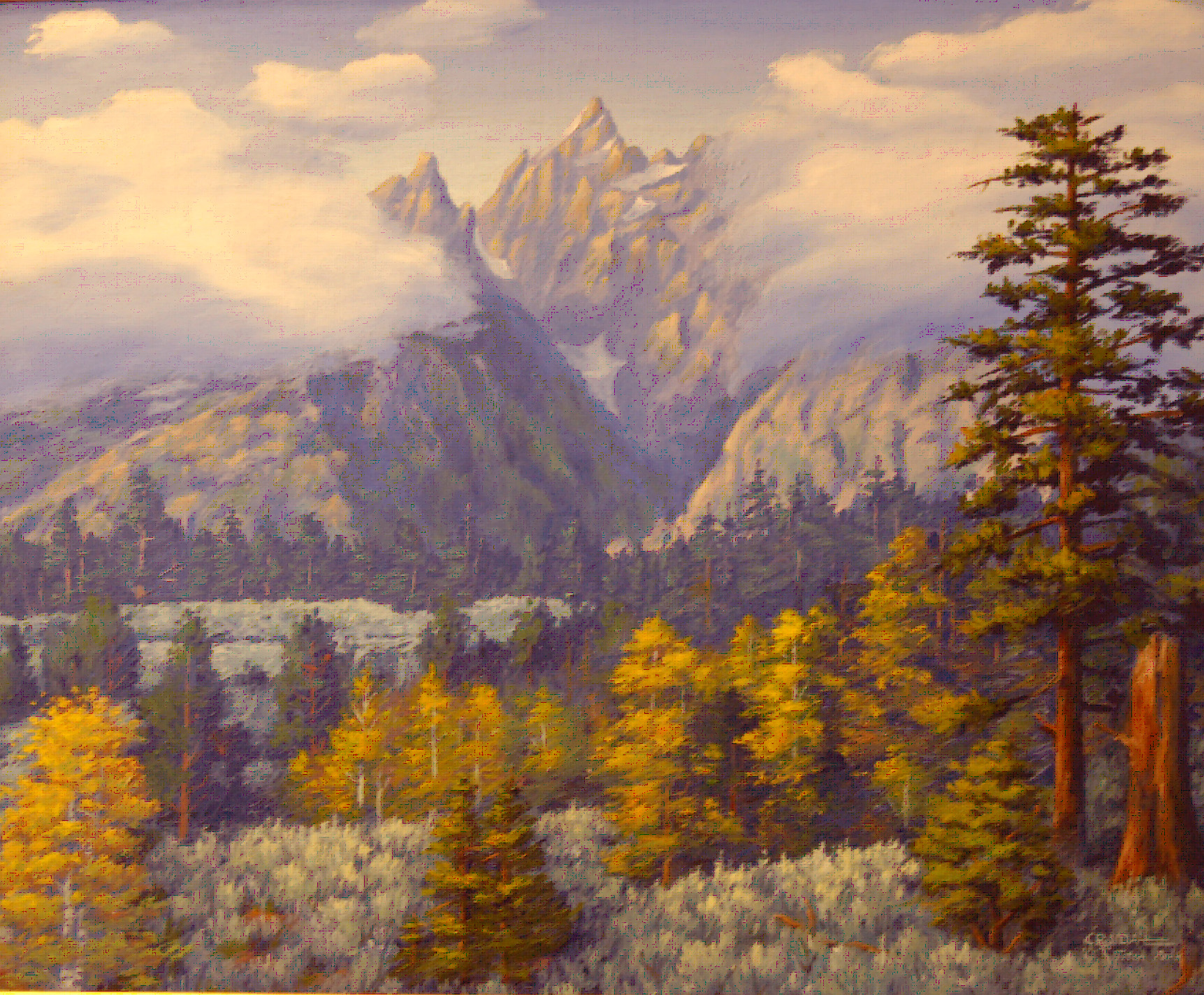 1723x1423 Program To Highlight Harrison Crandall, Early Photographer Amp Fine - Grand Teton Painting