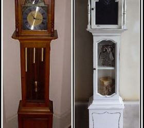 280x250 Repurposed Grandfather Clock Hometalk - Grandfather Clock Painting