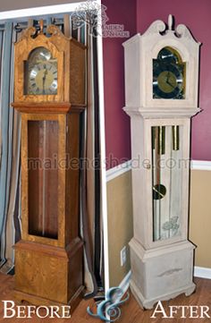 236x361 Grandfather Clock Makeover My Finished Projects - Grandfather Clock Painting
