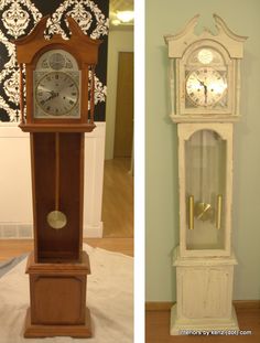 236x311 Grandfather Clocks Chalk Paint Refinished And Painted Furniture - Grandfather Clock Painting