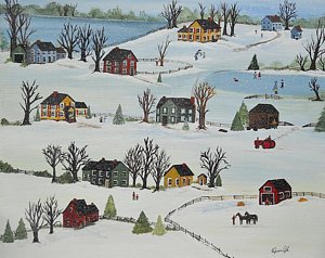 300x238 Grandma Moses Paintings Fine Art America - Grandma Moses Painting
