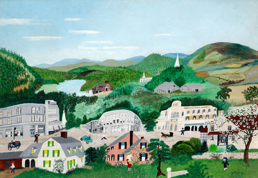 1080x743 The Making Of Grandma Moses, Folk Modernist - Grandma Moses Painting
