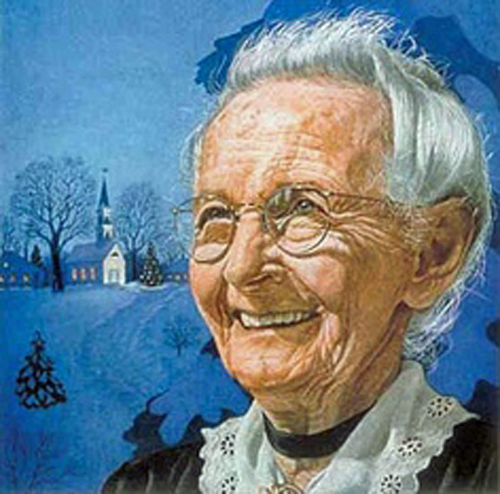 500x494 Painting A Picture Of Her Life, Grandma Moses Takes To The Stage - Grandma Painting