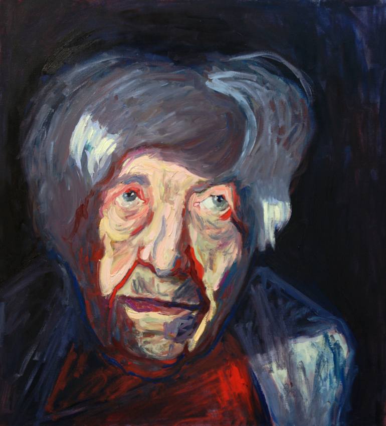 770x850 Saatchi Art Alek's Grandma 2 Painting By Iwona Golor - Grandma Painting
