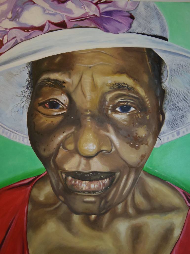 770x1027 Saatchi Art Grandma Painting By Beryl Jazvic - Grandma Painting