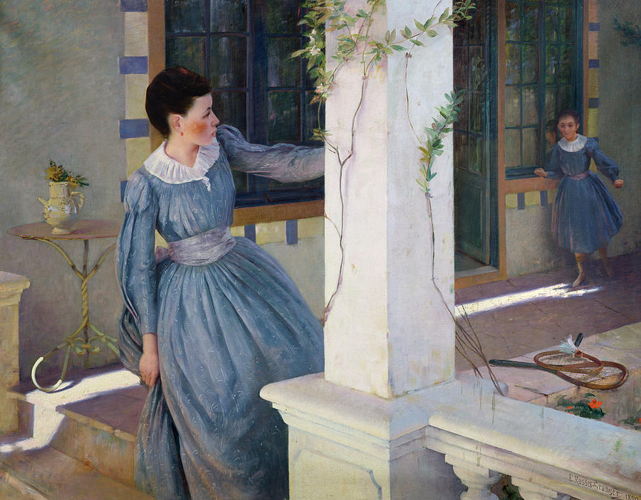 900x703 Hide And Seek Painting By Paul Edouard Rosset Granger - Granger Painting