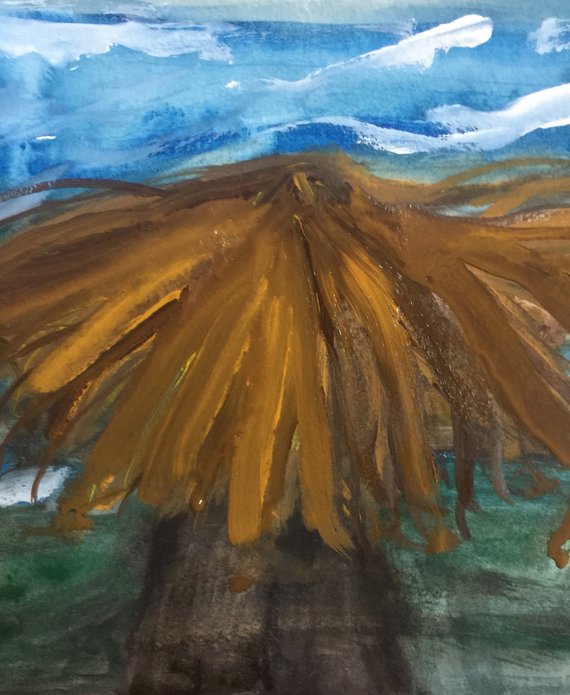 570x695 Original Abstract Hermione Granger Painting - Granger Painting