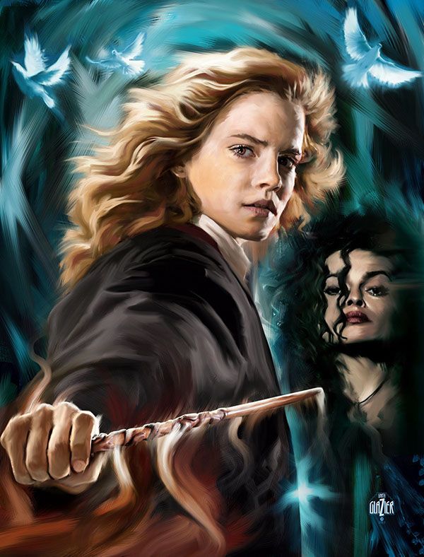 600x788 Pin By Ishita Gupta On Emma Watson Hermione - Granger Painting