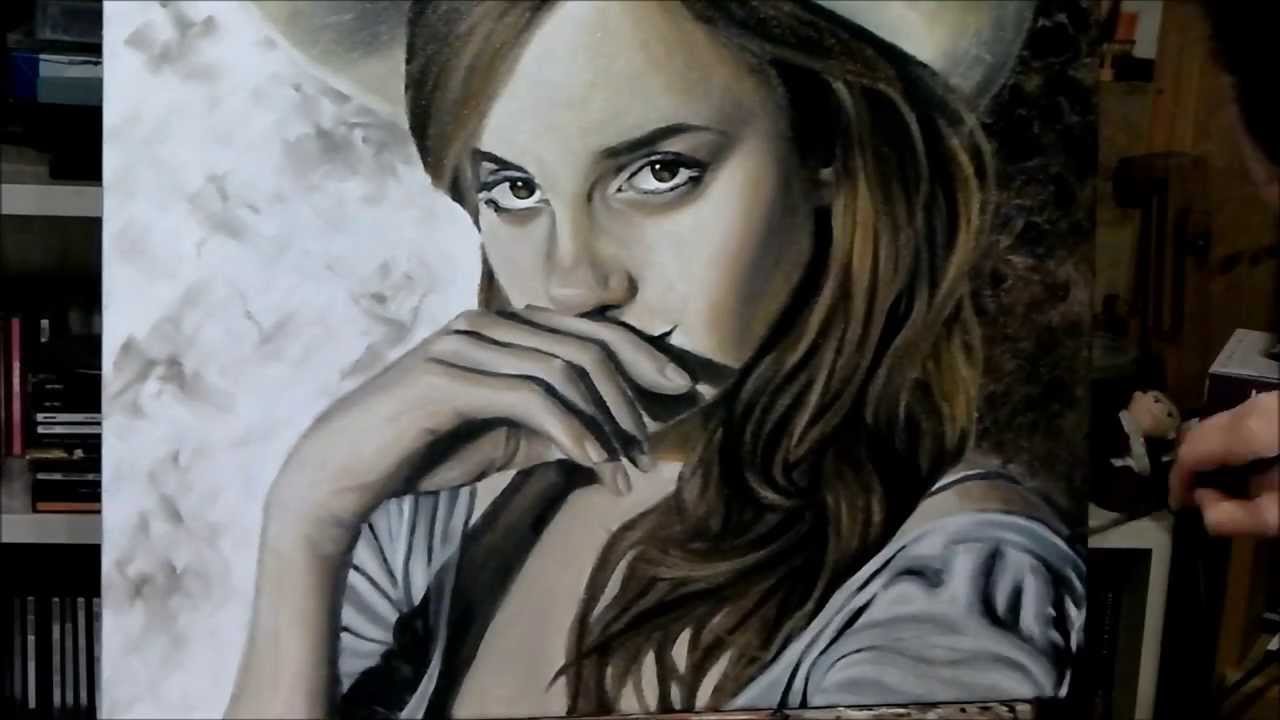 1280x720 Speed Painting Emma Watsonhermione Granger - Granger Painting