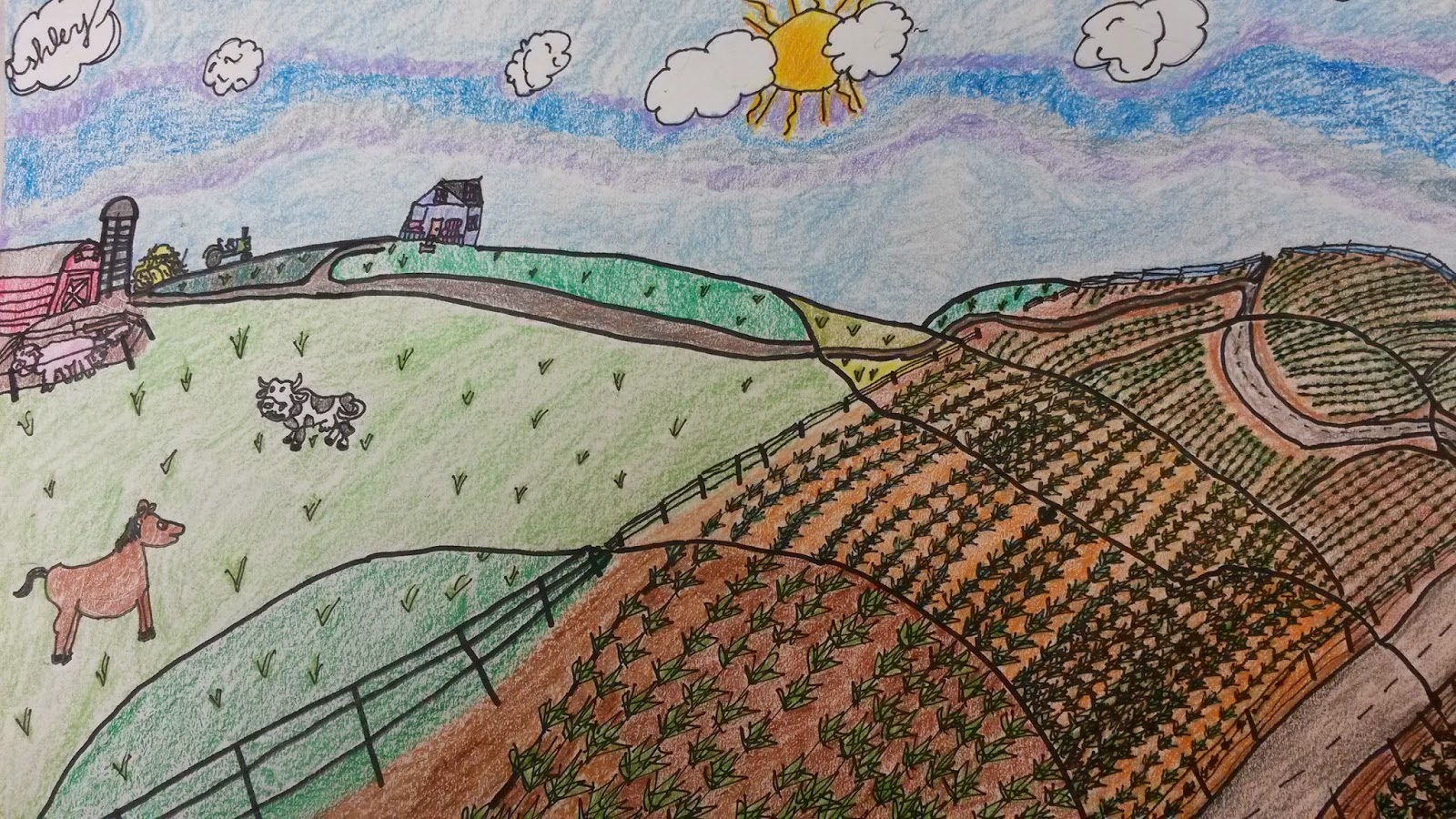 1600x900 Artolazzi Grant Wood Farm Landscapes - Grant Wood Farmer Painting