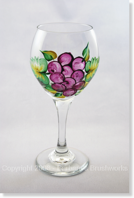 537x793 Tatjana Dimitrijevic Amp Ladies Community Diy How To Paint Wine - Grape Painting Wine Glasses
