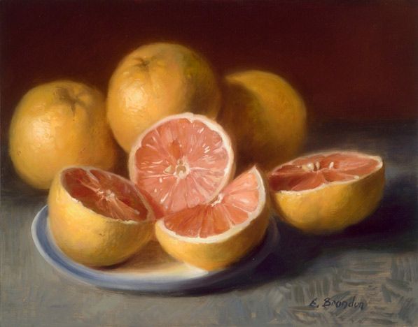 597x468 Grapefruit - Grapefruit Painting
