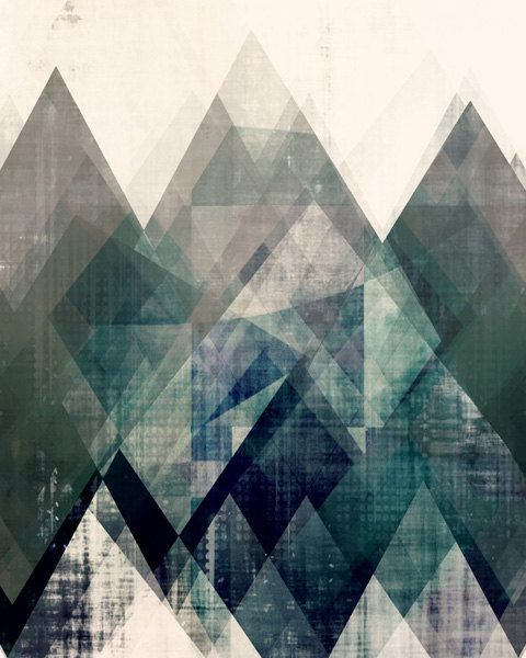 480x600 Modern Mid Century, Art For The Home, Geometric Decor, Geometric - Graphic Art Painting