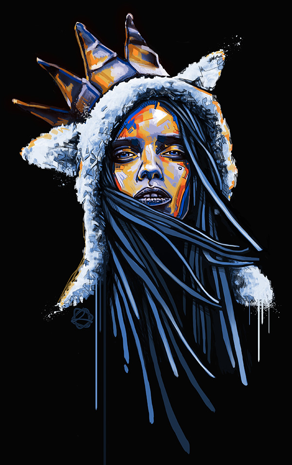 600x955 Digital Painter And Graphic Designer Thomas Li Vigni Design Juices - Graphic Design Painting