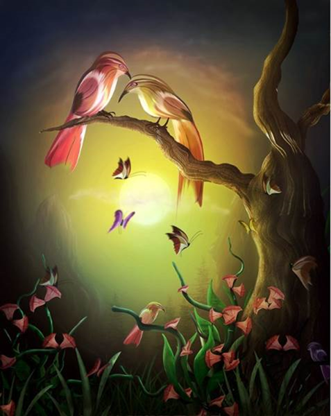 477x600 10 Spring Graphic Design Tutorials - Graphic Design Painting