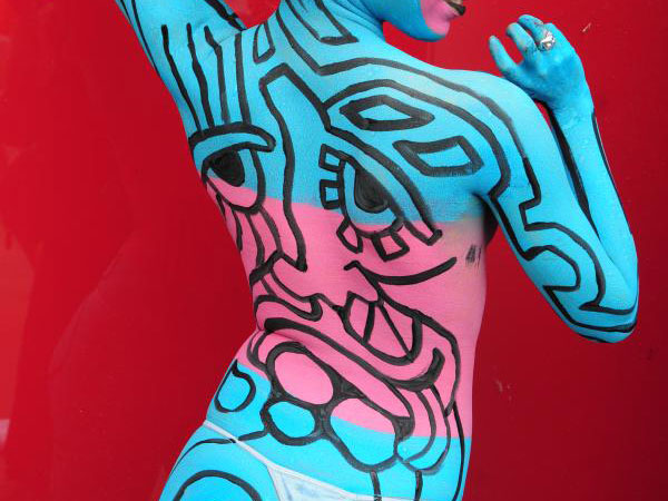 600x450 Body Painting On Females Slodive - Graphic Design Painting