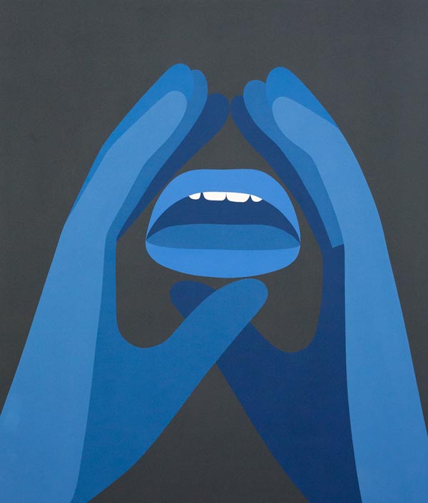 600x705 Graphic Art Paintings By Geoff Mcfetridge - Graphic Painting
