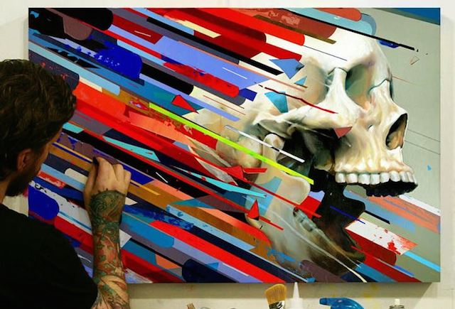 640x435 Graphic And Colorful Portraits By Erik Jones Fubiz Media - Graphic Painting
