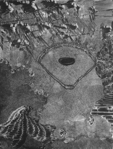 381x500 Levitate By Christopher Cook (2014) Painting Oil, Graphite - Graphite Painting