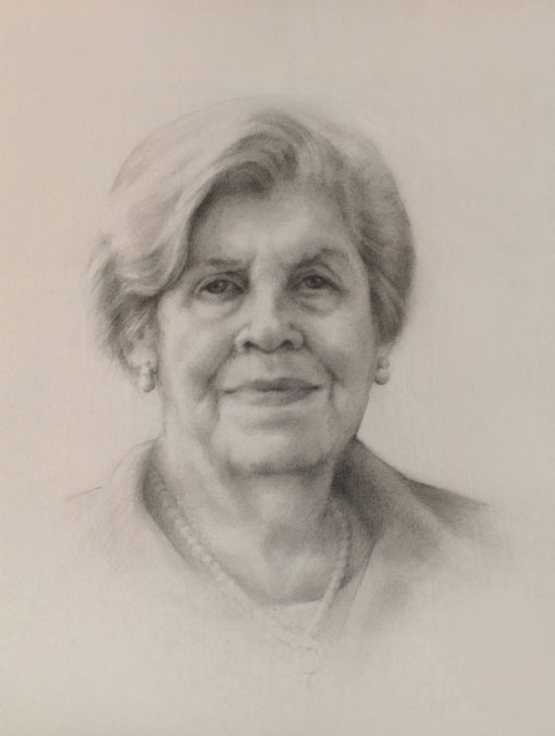 510x677 Mimi - Graphite Painting