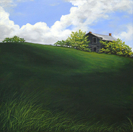 450x449 Painting History - Grass Field Painting