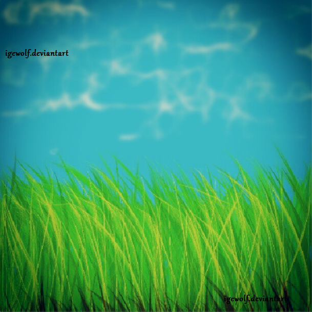 609x610 Grass Painting By Igewolf - Grass Painting