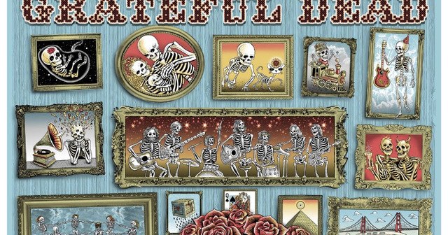 640x336 Grateful Dead Music Vintage Retro Canvas Painting Paintings Poster - Grateful Dead Canvas Painting