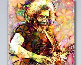 340x270 Jerry Garcia Etsy - Grateful Dead Canvas Painting