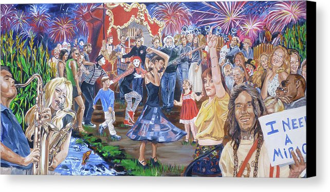 642x373 The Music Never Stopped Canvas Print Canvas Art By Bryan Bustard - Grateful Dead Canvas Painting