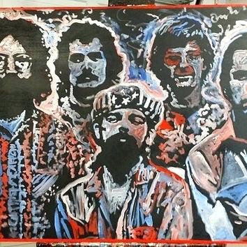 354x354 Grateful Dead Painting Pop Art Painting Large Grateful Dead Wall - Grateful Dead Painting