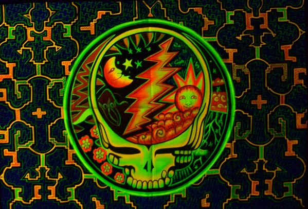 599x406 Grateful Dead Uv Painting - Grateful Dead Painting