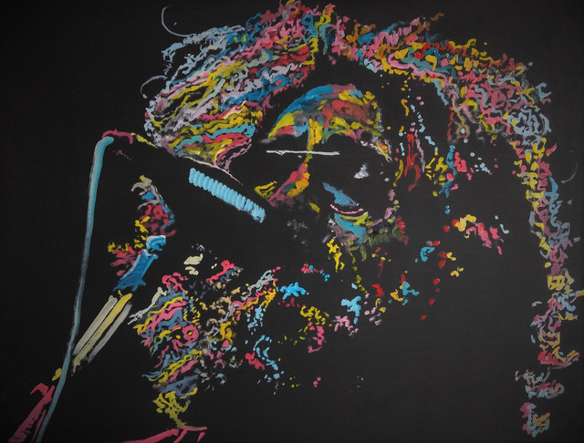 640x486 Grateful Dead Jerry Garcia Original Oil Painting The Fat Man - Grateful Dead Painting