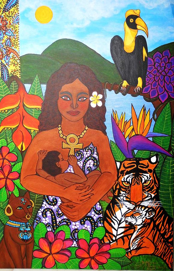 580x900 In Gratitude Painting By Jennifer Mourin - Gratitude Painting