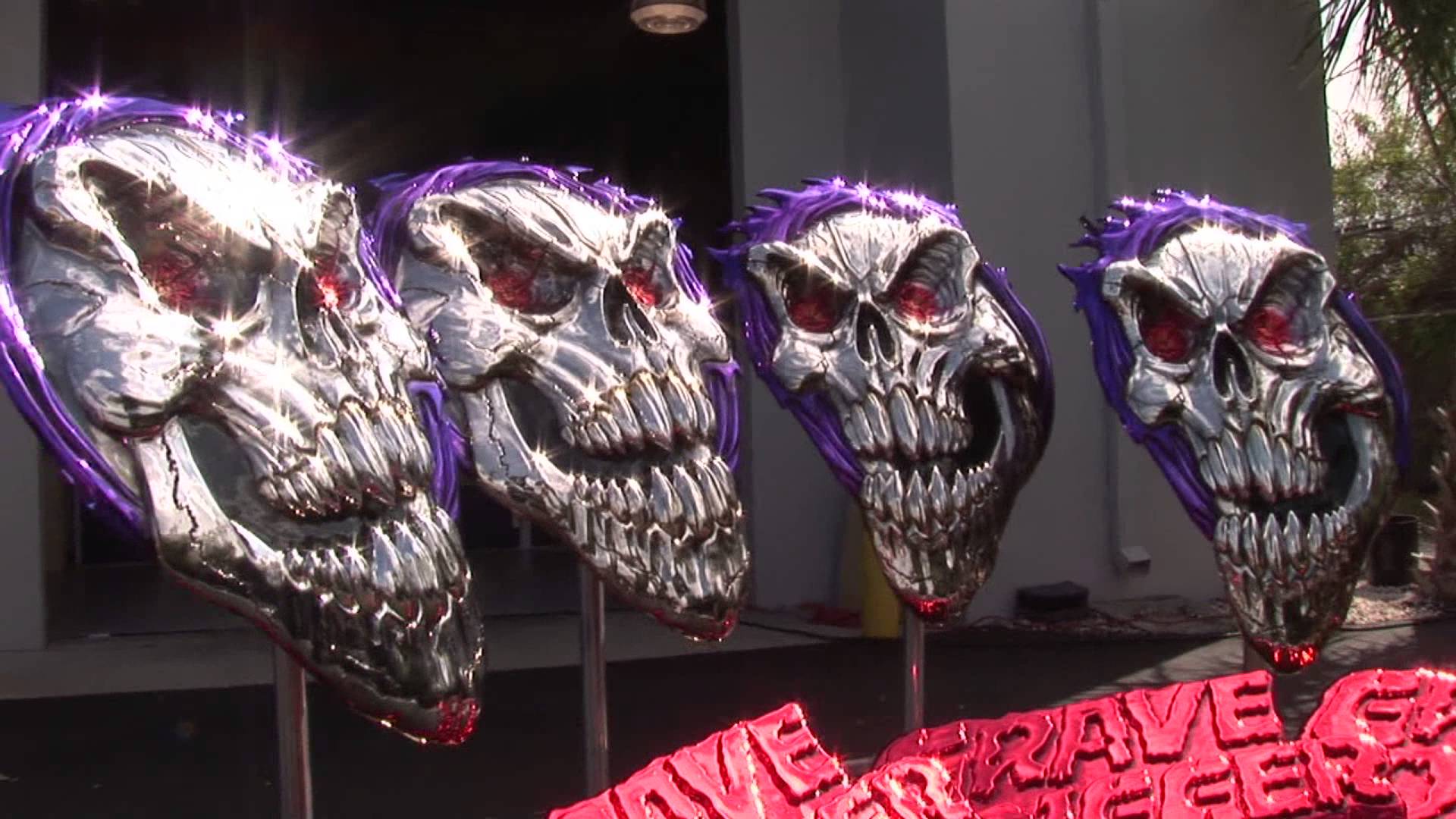 1920x1080 Spectra Chrome Sema 2012 Grave Digger 30th 3d - Grave Digger Painting