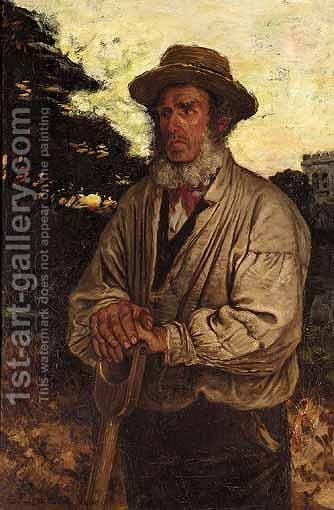 334x510 The Grave Digger Charles Frederick Lowcock Reproduction 1st Art - Grave Digger Painting