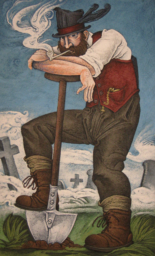 516x851 David Brooke Swac - Grave Digger Painting