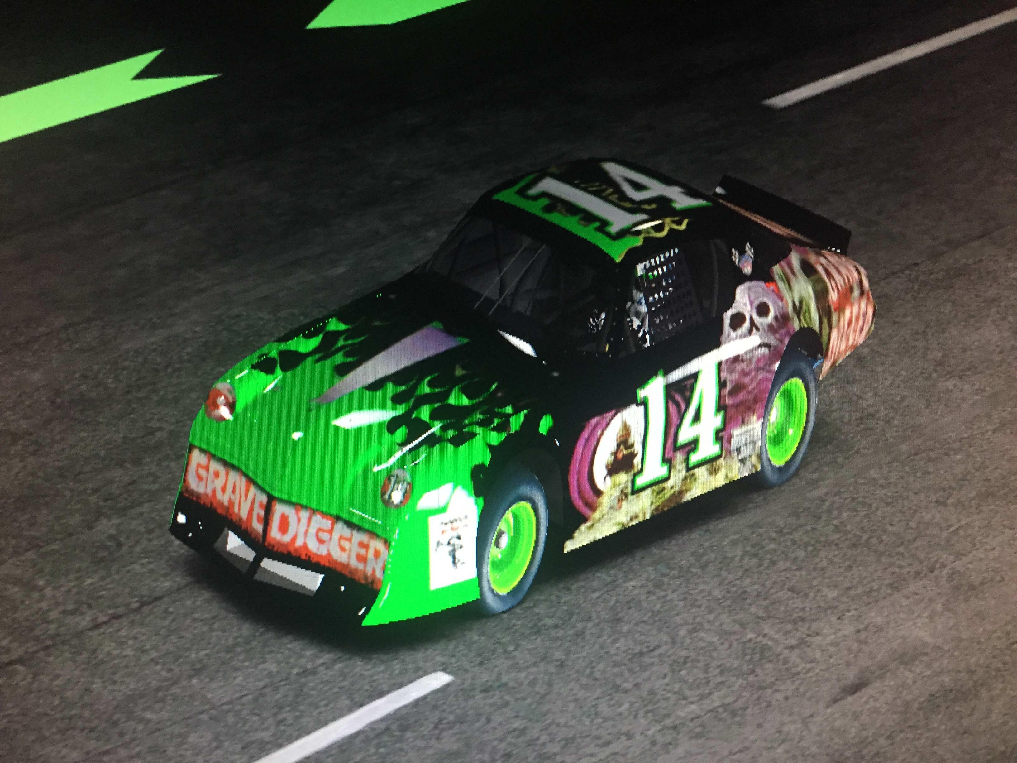 3264x2448 Grave Digger By Robert M. - Grave Digger Painting