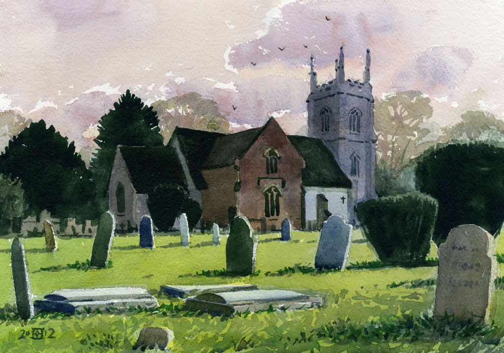 Graveyard Painting at PaintingValley.com | Explore collection of ...