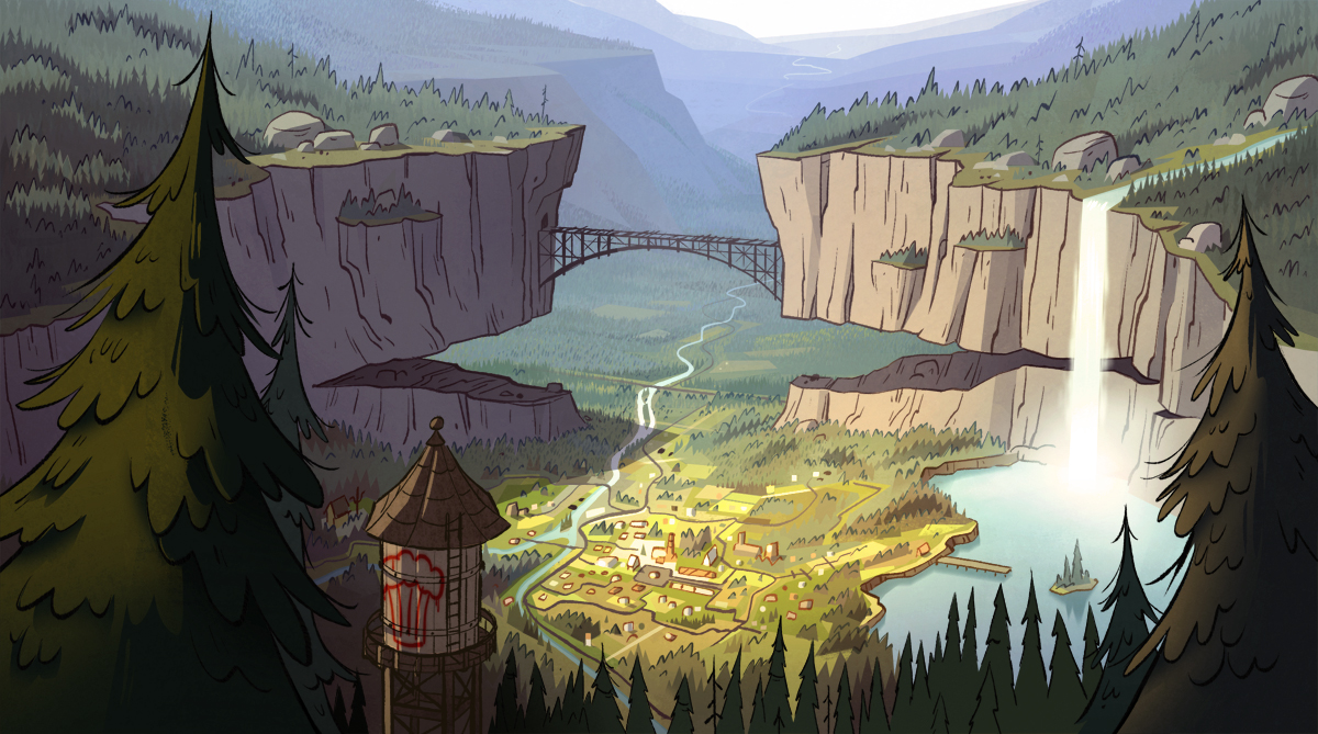 1200x669 Gravity Falls Kingdom Hearts Unlimited Wiki Fandom Powered By - Gravity Falls Painting