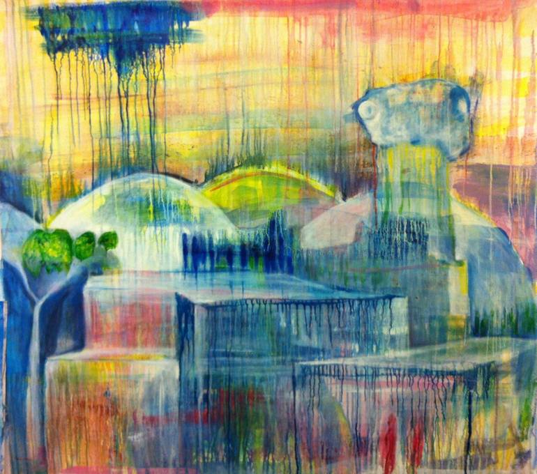 770x680 Saatchi Art Gravity Painting By Sabina Gavrilovic - Gravity Painting