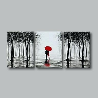 384x384 Black And Grey Wall Art Trees Black Grey Landscape Oil Painting - Gray Canvas Painting