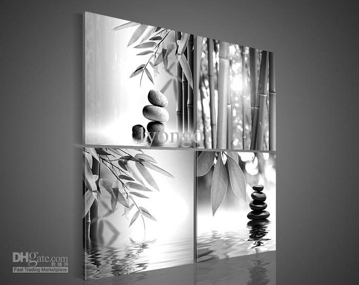 700x556 2018 Hand Painted Hi Q Modern Wall Art Home Decorative Landscape - Gray Canvas Painting