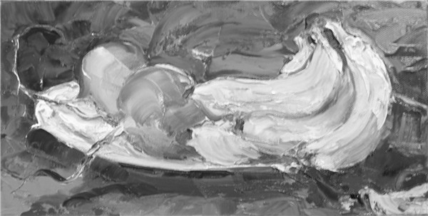 600x303 Color Exercise 7 Bananas And Beets Creative Color - Grayscale Acrylic Painting