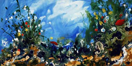 450x226 Great Barrier Reef Original Paintings - Great Barrier Reef Painting