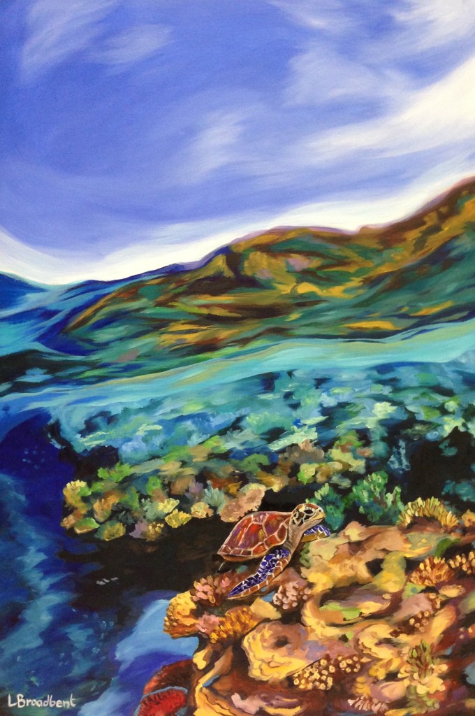 680x1024 Great Barrier Reef Art By Louise Broadbent - Great Barrier Reef Painting